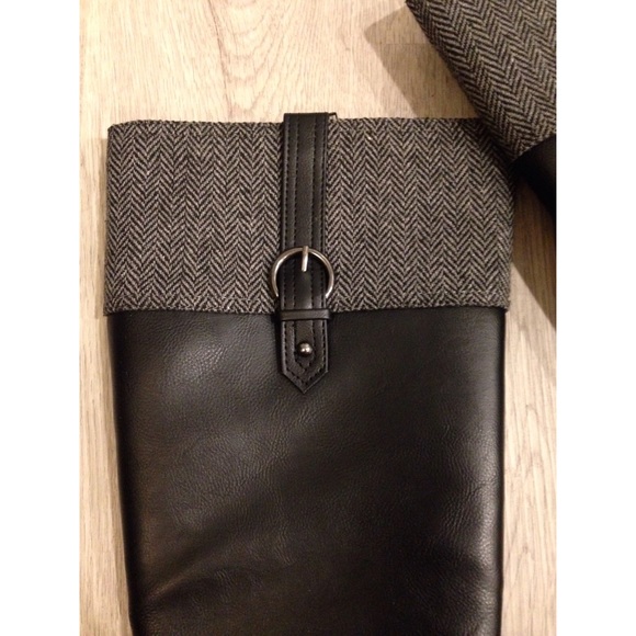 NEW American Eagle Wool Trim Buckle Riding Boots - Picture 4 of 10